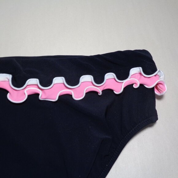 Profile by Gottex by  Size 16 / RUFFLE BANDED  / Black / New Bikini Bottom - Picture 6 of 16